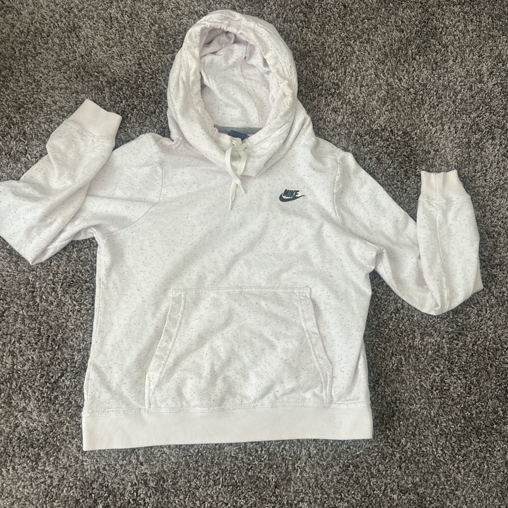 Nike Speckled White Hoodie